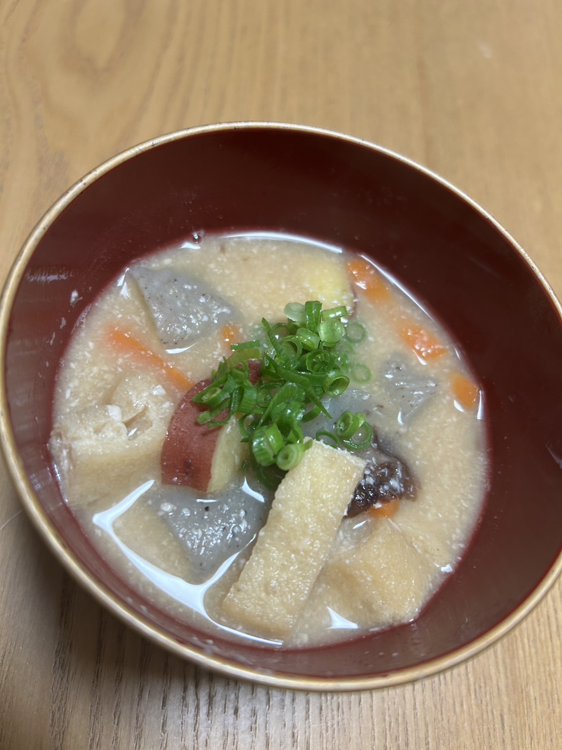 酒粕を使った粕汁